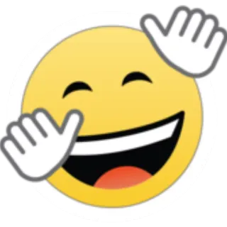 👍 絵文字, スマイリー, 手, 幸せ, お祝い telegram sticker