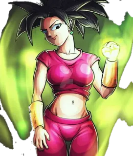 😉 Caulifla Dragon Ball Caulifla, Dragon Ball, anime, fighter, saiyan, super saiyan telegram sticker