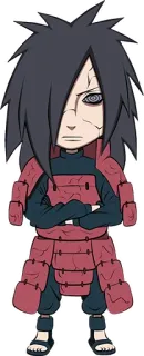 😐 Madara Uchiha Naruto anime, character, ninja, uchiha, madara telegram sticker