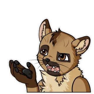 😤 gatto, adesivo, meme, cartone animato, divertente, animale whatsapp sticker