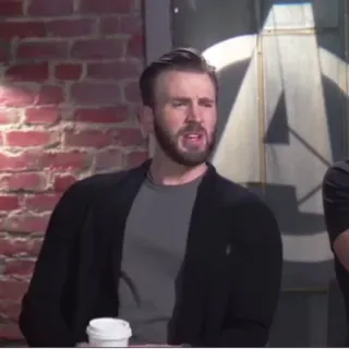 💪 Chris Evans Chris Evans, acteur, célébrité, personne telegram sticker