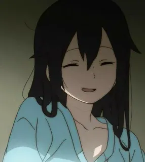 😕 anime, sonriendo, feliz, chica telegram sticker