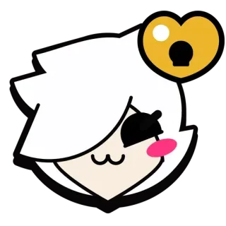 🎭 Colette Brawl Stars cartoni animati, Colette, Brawler, Brawl Stars, carino, gioco telegram sticker