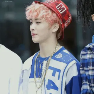 🌑 Mark Lee Mark Lee, NCT, Kpop, Sänger, Promi, Roter Hut telegram sticker