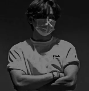 🚬 V kpop, bts, v, певец, айдол, корейский поп, маска telegram sticker