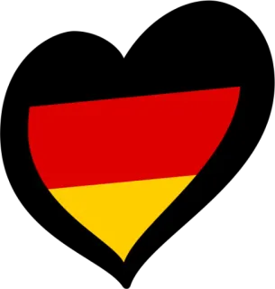 🇩🇪 niemcy, flaga, kraj, europa, narodowy telegram sticker
