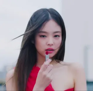 💄 Jennie phụ nữ, làm đẹp, trang điểm, son môi, kpop, châu Á telegram sticker