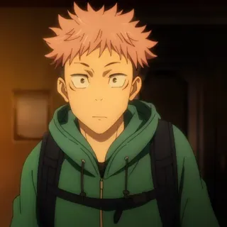 💥 Yuji Itadori Jujutsu Kaisen Anime, Jujutsu Kaisen, Yuji Itadori, Personaggio, Animazione telegram sticker