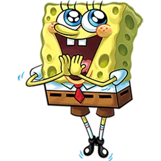 😮 Spongebob Squarepants Cartoon, Spongebob, Fröhlich, Nickelodeon whatsapp sticker