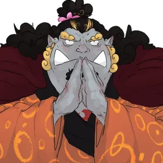 🙏 Anime, Charakter, Monster, Illustration, Cartoon, Sticker telegram sticker