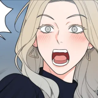 😩 femme, dessin animé, expression, visage telegram sticker