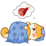 shiba @stickersb2b telegram stickers