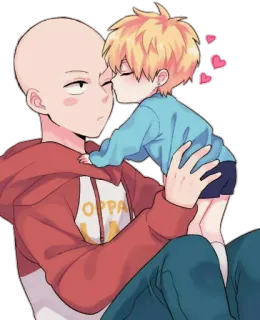 😕 OPPA UM Аниме, Мультфильм, Милый, Стикер, Иллюстрация whatsapp sticker