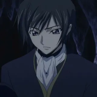 🥀 Lelouch Lamperouge Code Geass 애니메이션, 캐릭터, 를르슈, 학생, 학교 telegram sticker