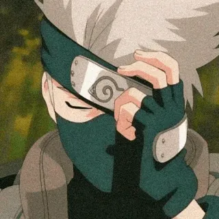 🥷 Kakashi Hatake Naruto anime, kakashi, naruto, ninja, manga, character telegram sticker