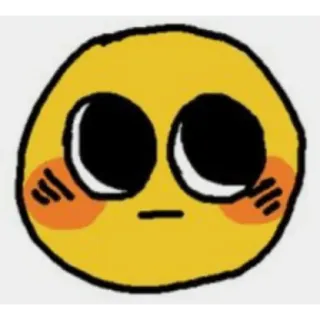 😀 Emoji, Desenho animado, Triste, Ilustração, Amarelo whatsapp sticker