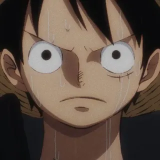🏴‍☠️ Luffy One Piece anime, One Piece, Luffy, cartoon telegram sticker