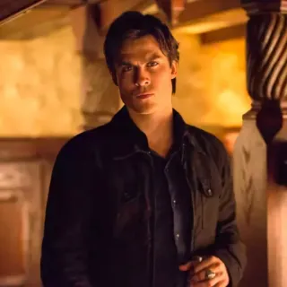 🩸 Damon Salvatore The Vampire Diaries Damon Salvatore, The Vampire Diaries, vampire, Ian Somerhalder, actor, tv show telegram sticker