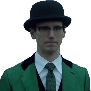 🤠 The Riddler L'Enigmista, Gotham, DC Comics, Villain, Personaggio dei fumetti telegram sticker