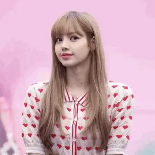 🍣 Lisa Lisa, K-Pop, Blackpink, Sängerin, Idol, Mode, Porträt whatsapp sticker