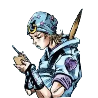 🌟 Johnny Joestar JoJo's Bizarre Adventure Anime, Jojo, Personnage, Sticker, JJBA, Johnny Joestar telegram sticker