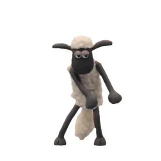🕺 Shaun the Sheep pecora, cartone animato, stop motion, animale, divertente, animazione telegram sticker