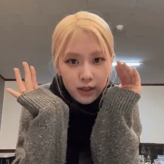 🍧 Rose Sänger, K-Pop, Rose, Blackpink, Promi telegram sticker