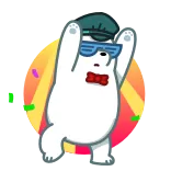 Three Bears telegram stickers