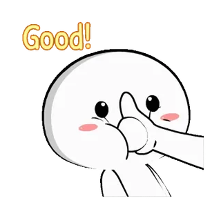 👍 Good! pouce levé, positif, bien, emoji, approbation, accord telegram sticker