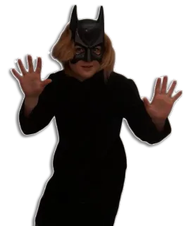 😈 Batman Batman, superhéroe, máscara, disfraz, personaje telegram sticker
