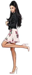 😍 Ariana Grande Promi, Popstar, Sängerin, Frau, Mode, Stil telegram sticker