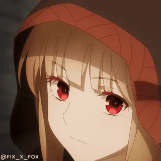 😏 Holo Spice and Wolf @FIX_X_FOX whatsapp sticker