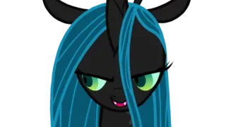 😈 Queen Chrysalis My Little Pony Pônei, Chrysalis, Desenho animado, Vilão telegram sticker
