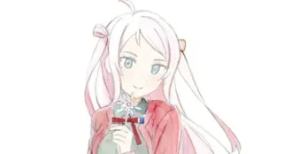 🌻 Gadis anime, Ilustrasi, Cat air, Lucu, Perempuan, Gambar telegram sticker