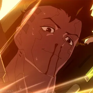⚙️ David Martinez Cyberpunk: Edgerunners cyberpunk, anime, blood, edgerunners, david martinez telegram sticker