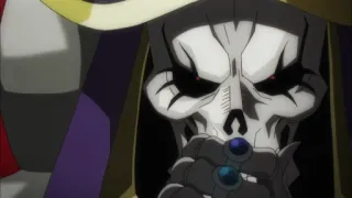 😬 Ainz Ooal Gown Overlord 动漫, 奇幻, 骷髅, Overlord, 安兹·乌尔·恭, 魔法 telegram sticker