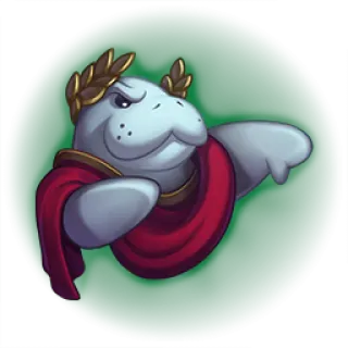 🎮 seal, roman emperor, cartoon, animals telegram sticker