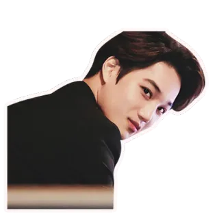 🕶 ritratto, persona, uomo, K-pop, cantante, asiatico telegram sticker