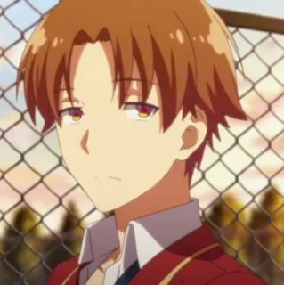 🏫 Ayanokoji Kiyotaka Classroom of the Elite Anime, Classroom of the Elite, Ayanokoji Kiyotaka, Personnage whatsapp sticker