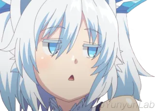 😐 Anime, Personnage, Inexpressif, Ennuyé telegram sticker