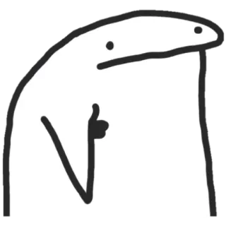 👍 thumbs up, like, approval, positive, cartoon whatsapp sticker