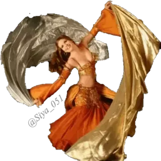 💃 舞者, 肚皮舞, 女性, 表演, 阿拉伯 telegram sticker
