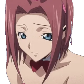 😞 Kallen Stadtfeld Code Geass anime, kallen stadtfeld, code geass, bunny, girl telegram sticker