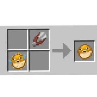 🗡 Pufferfish Minecraft telegram sticker