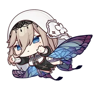 🏃‍♀️ Аниме, Чиби, Персонаж, Мультфильм, Милый, Иллюстрация, Наклейка telegram sticker