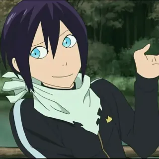 💎 Yato Noragami Anime, Cartoon, Charakter, Gott, Manga, Yato telegram sticker