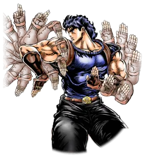 💪 Jonathan Joestar JoJo's Bizarre Adventure อนิเมะ, มังงะ, ต่อสู้, ท่าโพส, ตัวละคร, แฟนอาร์ต telegram sticker