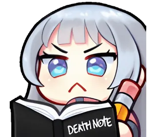 💜 Death Note DEATH NOTE 动漫, 漫画, 卡通, 死亡笔记 telegram sticker