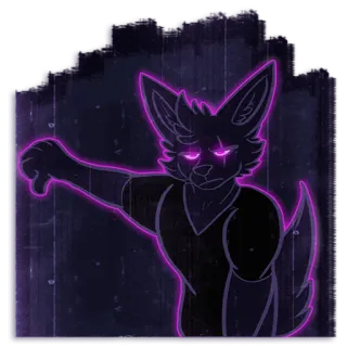 👎 Furry, Anthropomorph, Charakter, Cartoon, Daumen runter, Negativ, Gefällt mir nicht telegram sticker