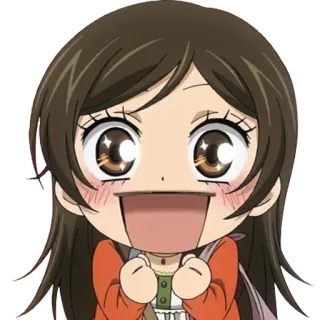 😍 Anime, Chibi, Kawaii, Carino, Ragazza, Manga telegram sticker